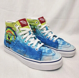 Vans × SpongeBob SquarePants Imaginaaation Canvas Sk8-Hi Sneakers.